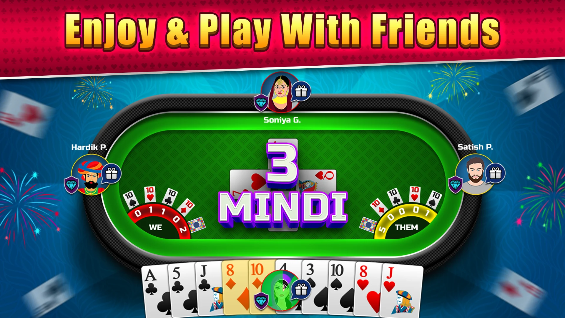 Mindi Online Card Game screenshot
