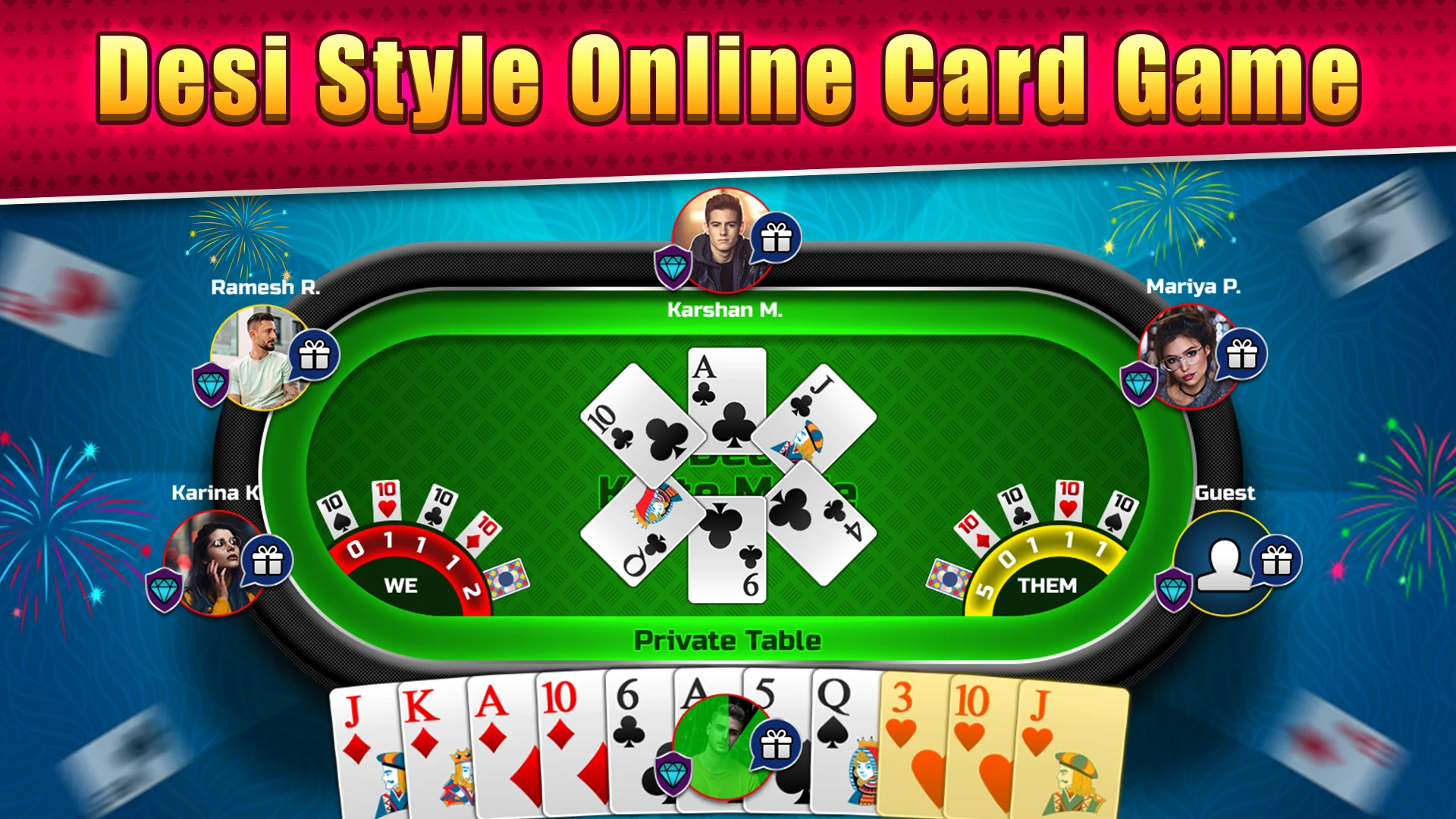 Mindi Online Card Game screenshot