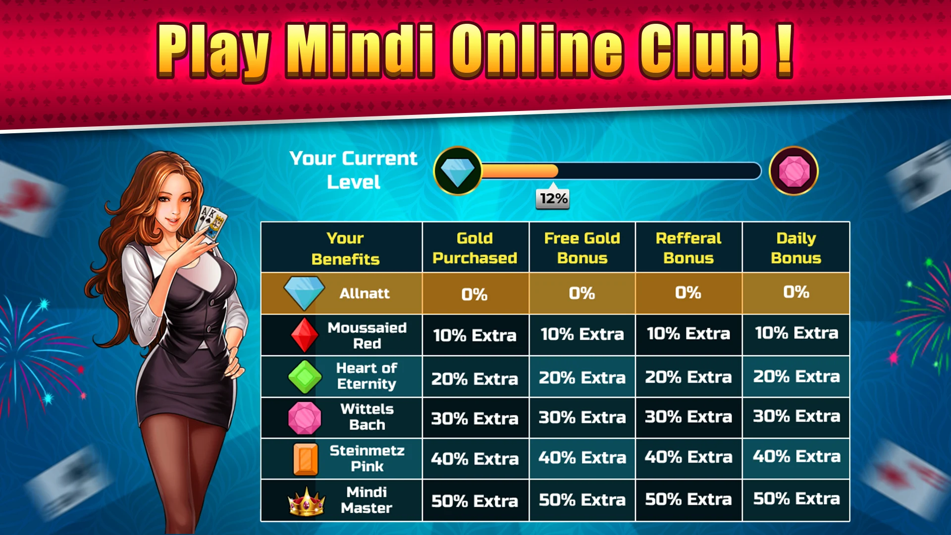 Mindi Online Card Game screenshot